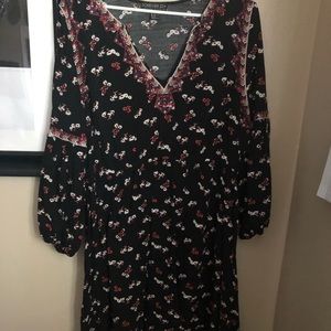 Plus size floral dress